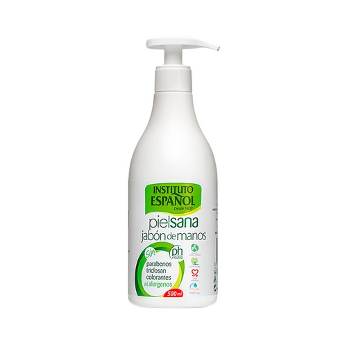 INSTITUTO ESPAÑOL Jabón líquido de manos con pH neutro y acción hidratante INSITUTO ESPAÑOL 500 ml.