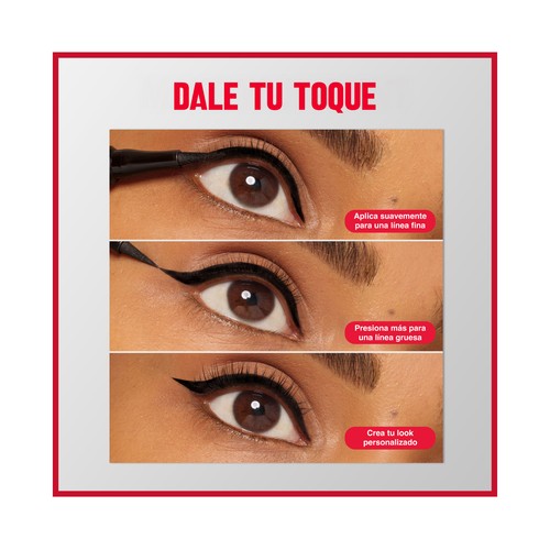 REVLON Colorstay sharp line  tono 001 negro azabache Delineador de ojos líquido, resistente al agua.
