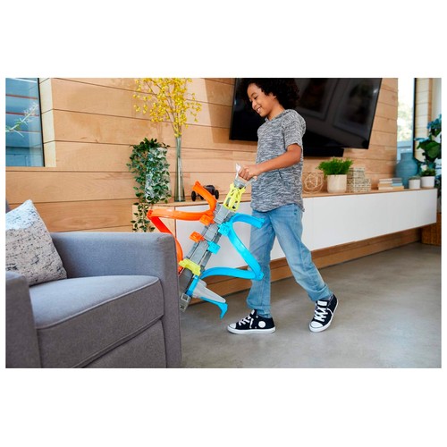HOT WHEELS Gira y Lanza, pista circuito para cohes +5 Años