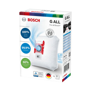 Pack de 4 bolsas de aspirador BOSCH BBZ41F G ALL.