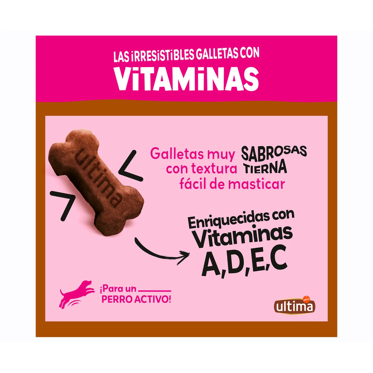 Snack perro mini galletas con vitaminas 150 gr.