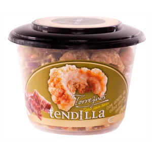 TENDILLA Torreznos sabor jamón Ibérico, con aceite de oliva virgen extra TENDILLA 125 g.