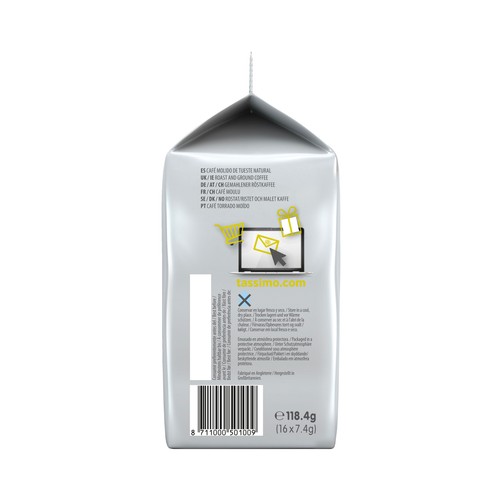 TASSIMO MARCILLA Café en cápsulas espresso 16 uds.