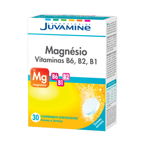 JUVAMINE Magnesio + Vitamina B6 B2 B1  30 Comprimidos 