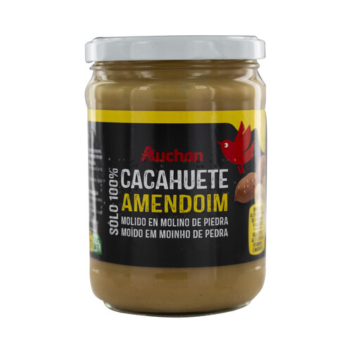 Crema 100 % cacahuete PRODUCTO ALCAMPO 500 g.