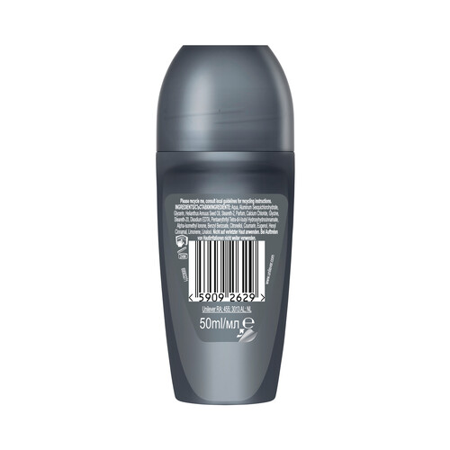 DOVE Desodorante roll on para hombre antitranspirante (sin alcohol) DOVE Men + care advanced invisible dry 50 ml.