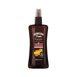 HAWAIIAN TROPIC Aceite seco protector solar, con coco y guava y FPs 20 (medio) HAWAIIAN TROPIC Protective 200 ml.