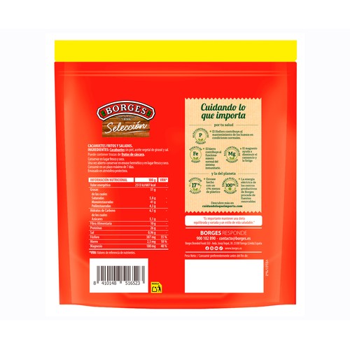 BORGES Cacahuete crujiente, frito y sal 300 gr.