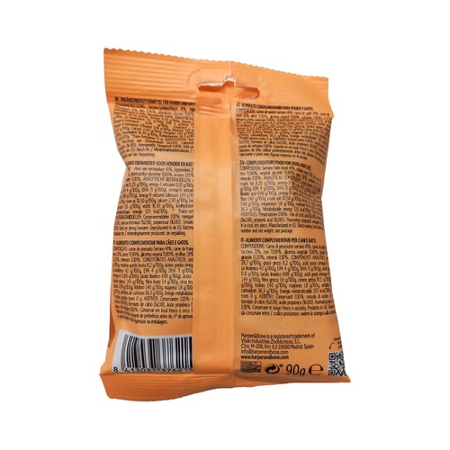 HARPER&BONE Snacks para perros y gatos de pollo y pavo 90 gr.