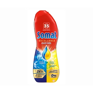 SOMAT Detergente lavavajillas máquina gel frescor anti-olor 35 ds. 560 ml.