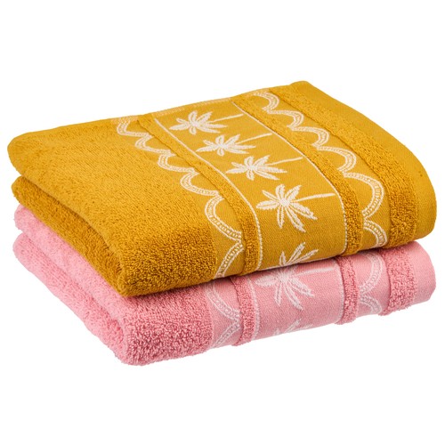 Toalla tocador color rosa 30x50cm 450gr. ACTUEL