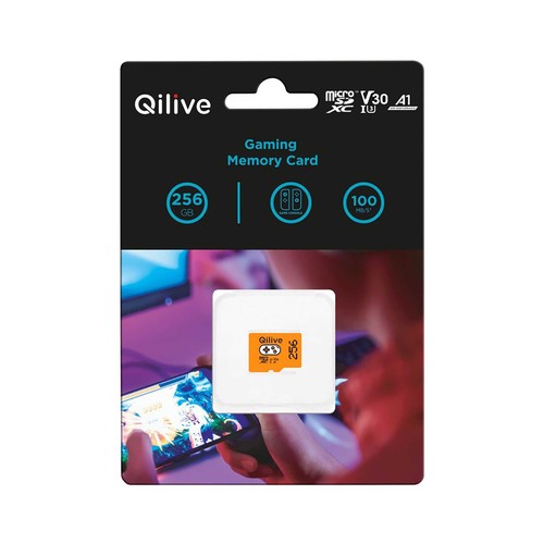 Tarjeta MicroSD 256GB QILIVE.