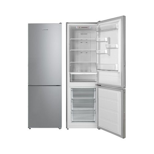 Frigorífico combi 188cm EDESA EFC-1821 Inox, NO FROST, clasificación energética: E, H: 188m, A: 59,5cm, F: 63cm, capacidad total: 310L.