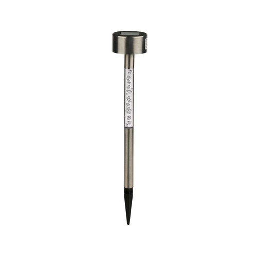 Baliza solar de acero inoxidable, 32,5 cm, GARDENSTAR.