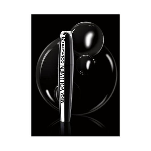 L"ORÉAL PARIS Mega volumen colágeno 24 h  tono black Máscara de pestañas con colágeno, efecto volumen intenso 24h.