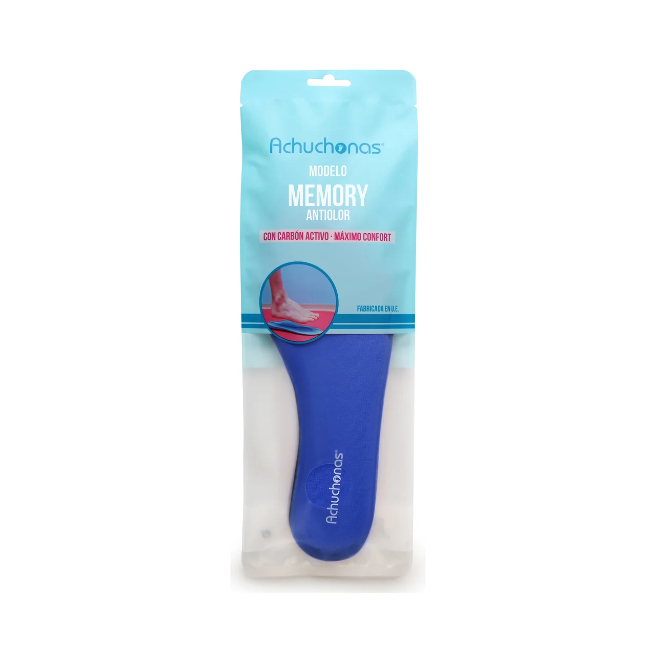 Plantillas Memory antiolor, carbón activo y máximo confort, talla 41/42.
