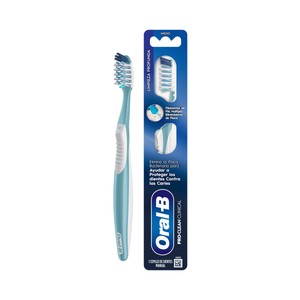 Imagen de ORAL-B Pro clean clinical Cepillo de dientes con filamentos medios, anticaries y anti-placa.
