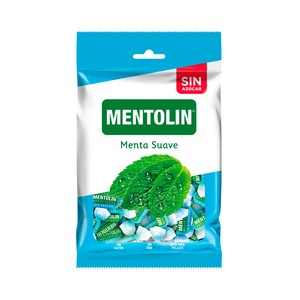 Caramelo de menta sin azúcares 115 g.