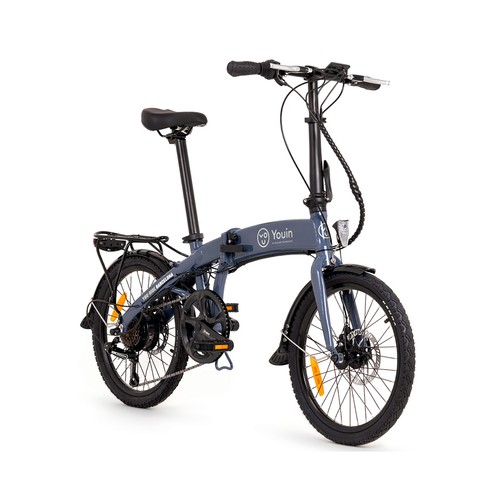 Bicicleta eléctrica plegable YOUIN You Ride Barcelona, 250W, ruedas 20", autonomía 25Km..