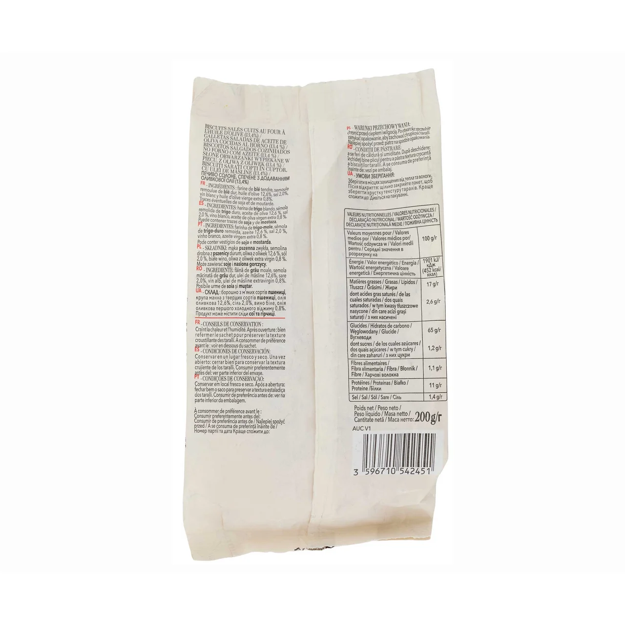 PRODUCTO ALCAMPO Taralli Tavola in Italia 200 gr.