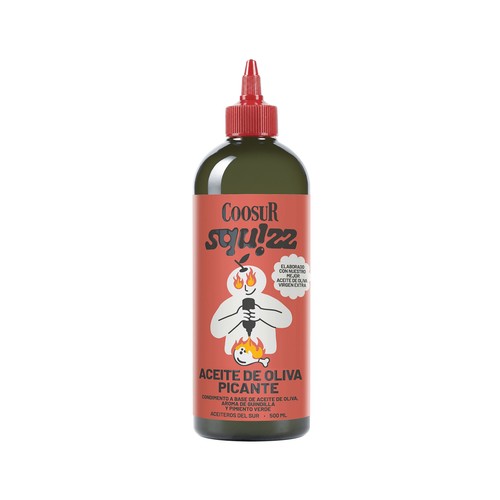 COOSUR SQUIZZ Aceite de oliva picante 500ml.
