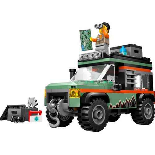 LEGO City Great Vehicles Todoterreno 4x4 de Montaña 60447, 221 piezas, +6 años.