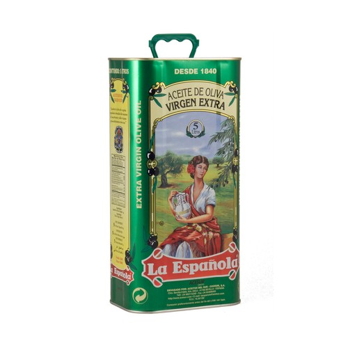 LA ESPAÑOLA Aceite de oliva virgen extra lata de 5 l.