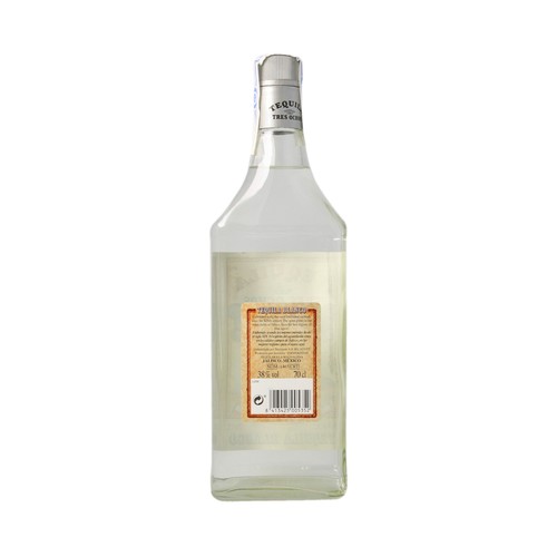 TRES OCHOS Tequila blanco botella de 70 cl.