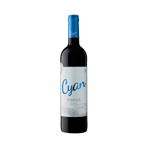Vino tinto crianza con denominación de origen Toro CYAN botella de 75 cl.