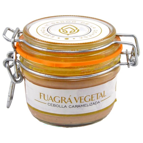 ESENCIA Y SABOR DE LA DEHESA Fuagrá vegetal con cebolla caramelizada 150 g.