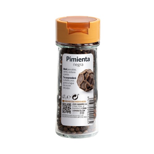 CARMENCITA Pimienta negra entera CARMENCITA 47 g.