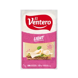 EL VENTERO Queso tierno light en lonchas 180 g. 