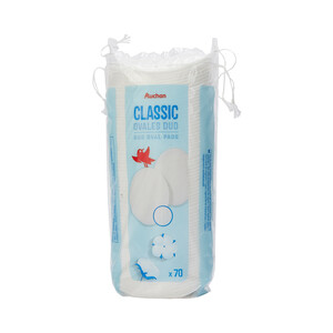 PRODUCTO ALCAMPO Discos demaquillantes ovalados duo PRODUCTO ALCAMPO 70 uds.