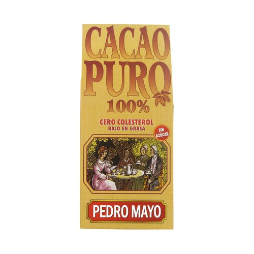 Cacao en polvo puro natural PEDRO MAYO 250 gr,