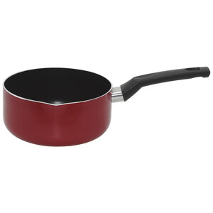 Cazo de aluminio con interior antiadherente, 14 cm, serie Vitro roja ACTUEL.