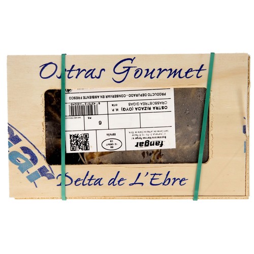 Ostras rizadas 6 uds.