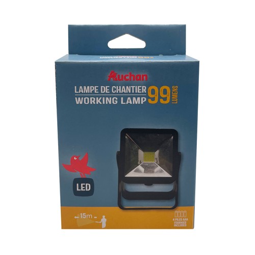 Foco led con soporte. AUCHAN.