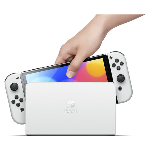 NINTENDO SWITCH OLED Blanca.