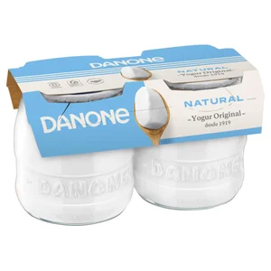 DANONE Yogur natural Original 2 x 130 g.
