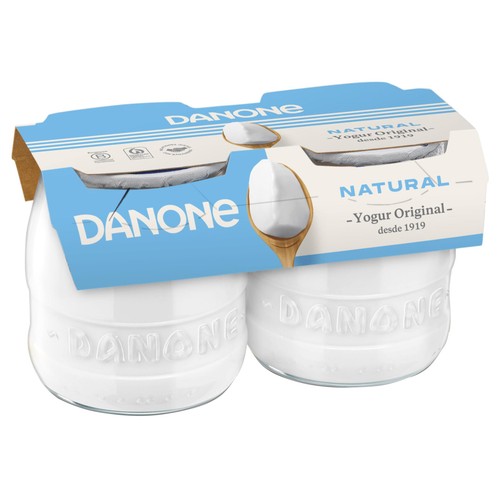 Yogur natural DANONE Original 2 x 130 g.