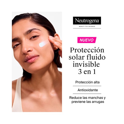 NEUTROGENA Ultra sheer Protector solar invisible con acción anti edad y FPS 50 (muy alto) 50 ml.