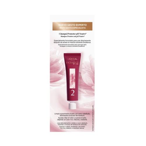 L´ORÉAL PARIS Excellence intense Tinte de pelo permanente tono 7.43 Rubio cobrizo dorado.