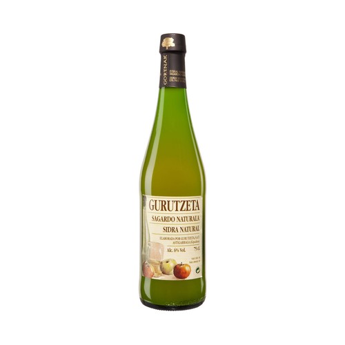 GURUTZETA Sidra natural botella 75 cl.
