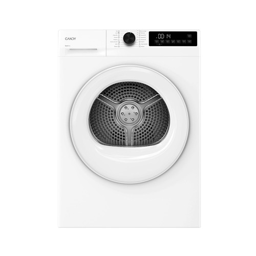Secadora por condensación con bomba de calor CANDY GDS 8N1-37, capacidad de secado: 8KG, clasificación energética: E, H: 85cm, A: 59,5cm, F: 51,4cm