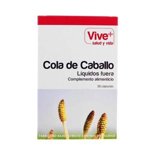 VIVE+ SALUD Y VIDA Cola de Caballo VIVE PLUS, 50 uds x 26 g.
