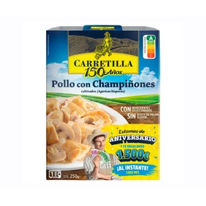 CARRETILLA Pollo con champiñones 250 g.