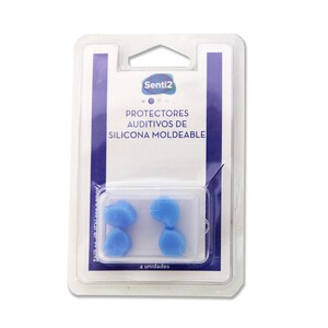SENTI2 Protectores auditivos de silicona moldeable SENTI2 2 uds