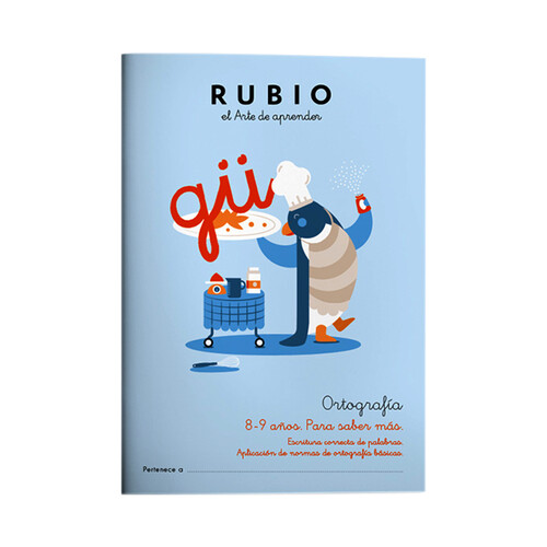 Cuaderno de actividades Ortografía 4, 8-9 años. VV.AA. Género: Cuadernos de vacaciones. Editorial: Rubio.