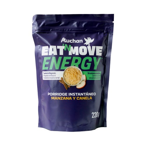 PRODUCTO ALCAMPO Eat & move Porridge manzana y canela 220 g.