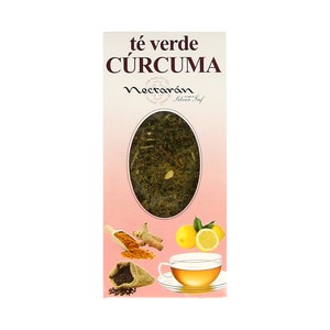 Té verde con curcuma 100 g.
